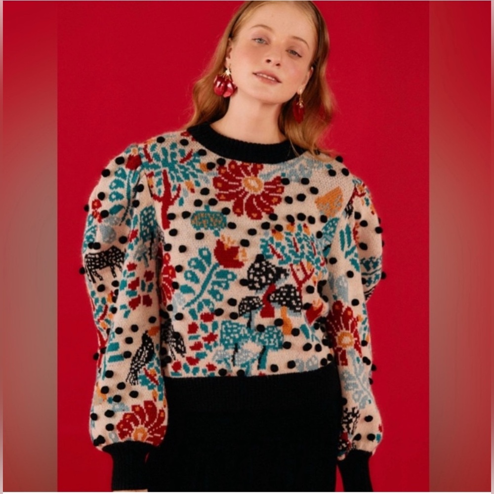 Farm Rio Mushroom Forest Sweater
